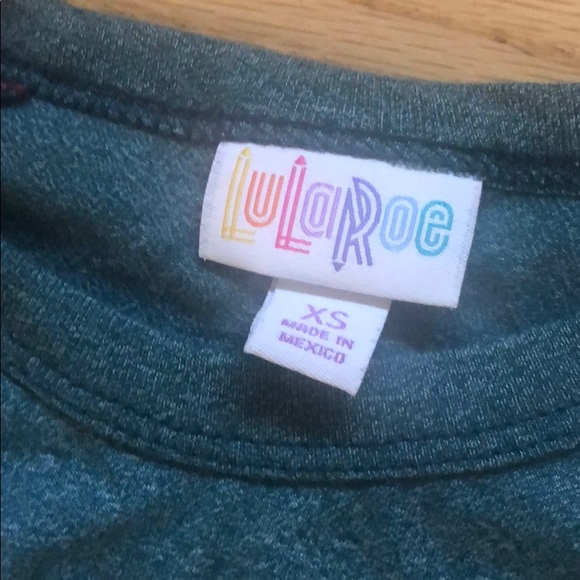 LulaRoe Baseball Tee—XS - Picture 2 of 4